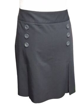 NWOT INC International Concepts black sailor-style skirt, Size 10, Mini